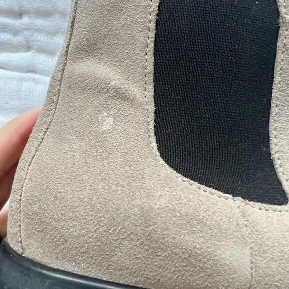 FREE PEOPLE Brooks Chelsea Boots in grey‎ Lug Sole size 37 NWT - Picture 4 of 7